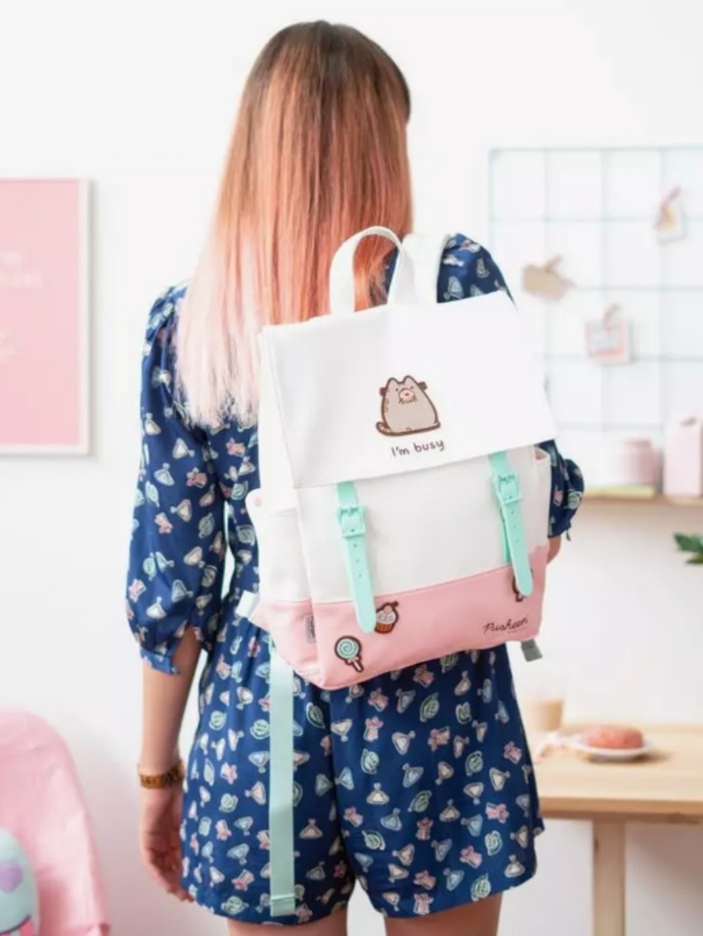 Pusheen Rose Collection Backpack - Picture 4 of 16
